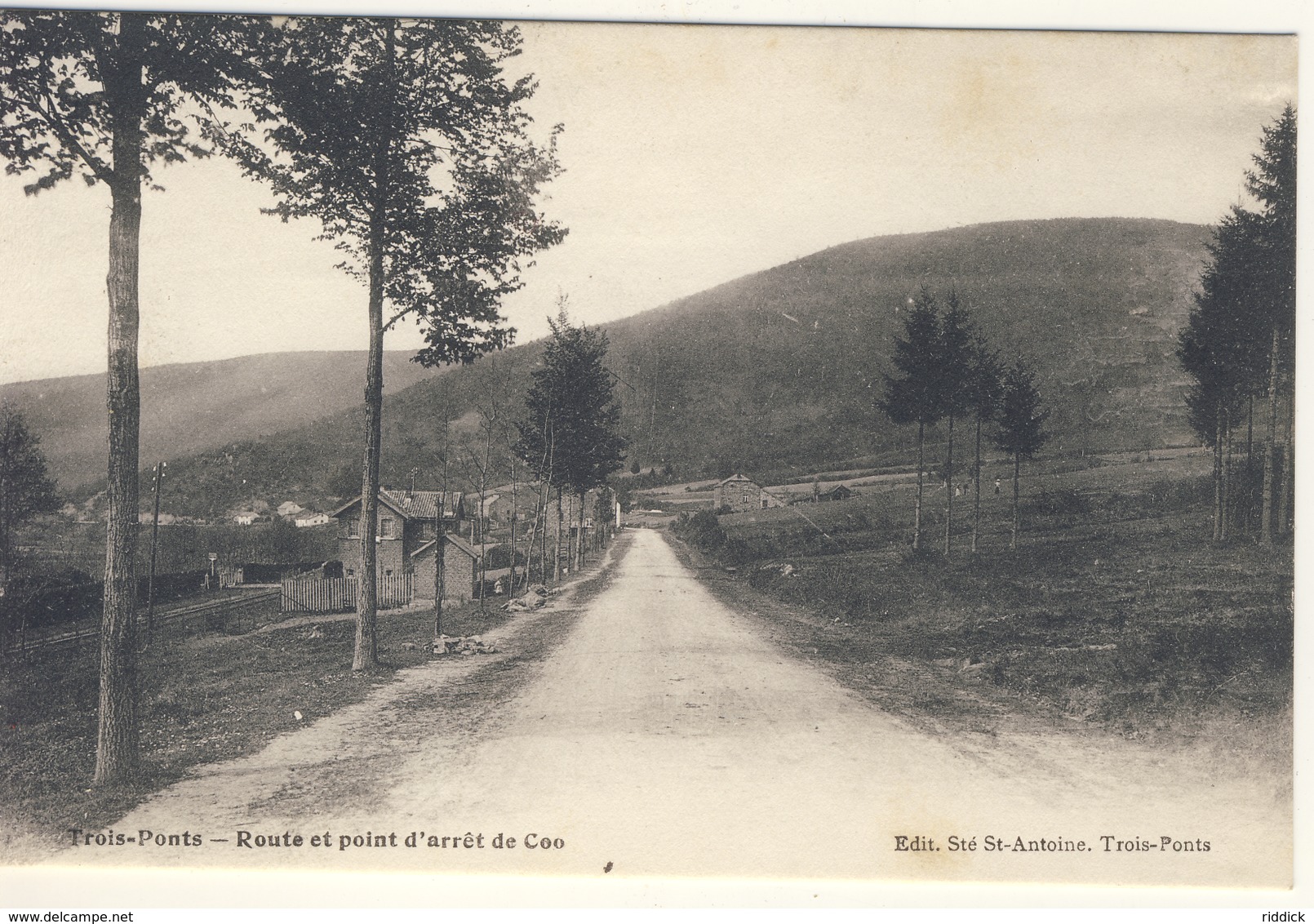 TROIS PONTS Route Et Point D'arrêt De Coo - Trois-Ponts