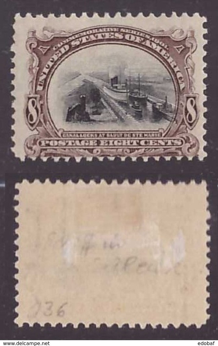 USA Stati Uniti, 8 Centesimi Esposizione Pan-Americana Del 1901 Nuovo *    -A13 - Unused Stamps