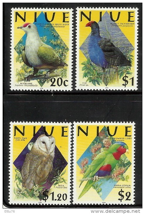 NIUE  2000  BIRDS  SET  MNH - Altri & Non Classificati