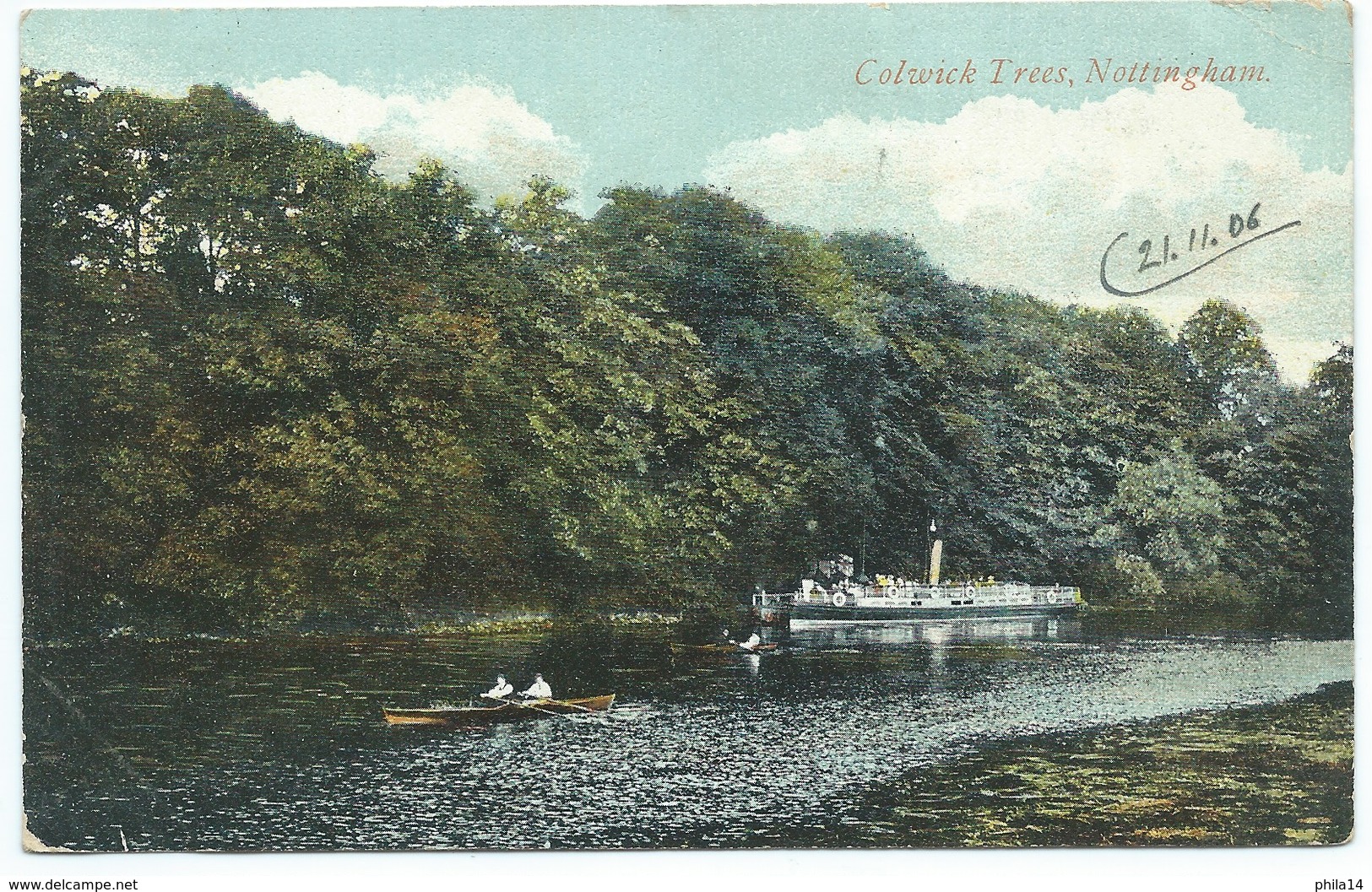 CPA NOTTINGHAM COLWICK TREES 1906 - Nottingham