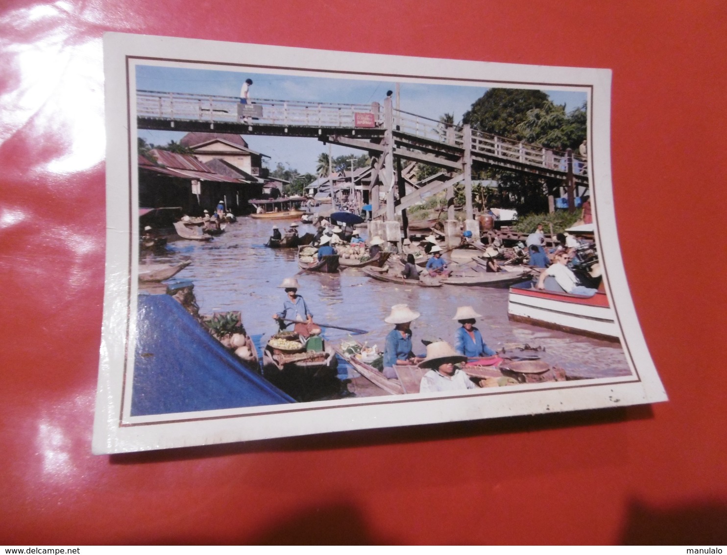 Bangkok - Floating Market And Wooden Bridge Crossing Canal At Wast Sai Bang Mot - Bad Schwalbach