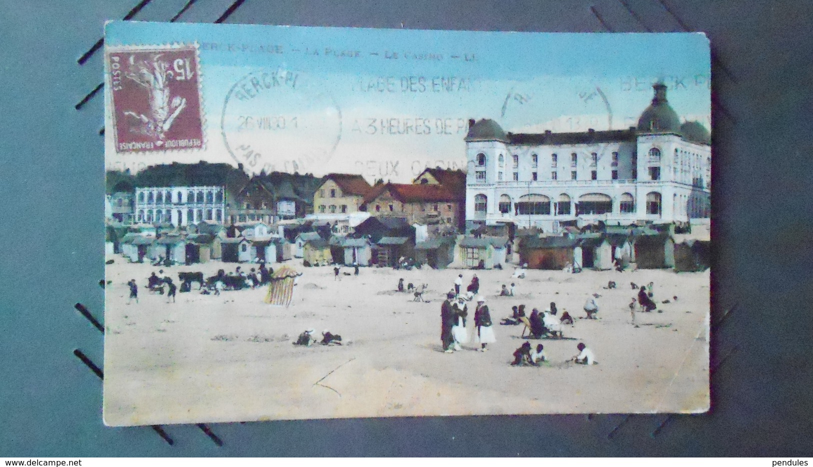 62	CARTE DE BERK PLAGE	N° DE CASIER 	1059 Z	CIRCULE - Berck