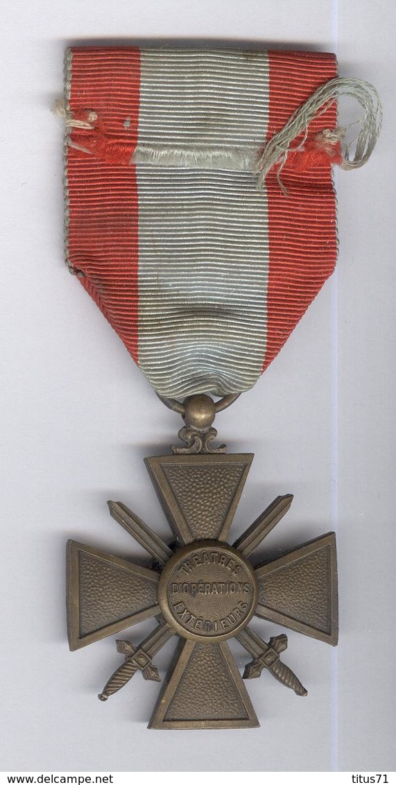 Médaille Croix De Guerre TOE ( Lot 2 ) - France