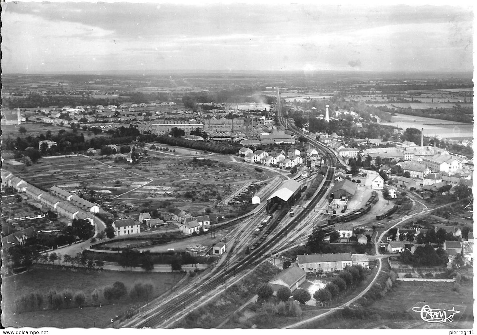 CPA-1955-71-DIGOIN-Vue Générale Sur Le QUARTIER De La GARE-Edit C.I.M-TBE - Digoin