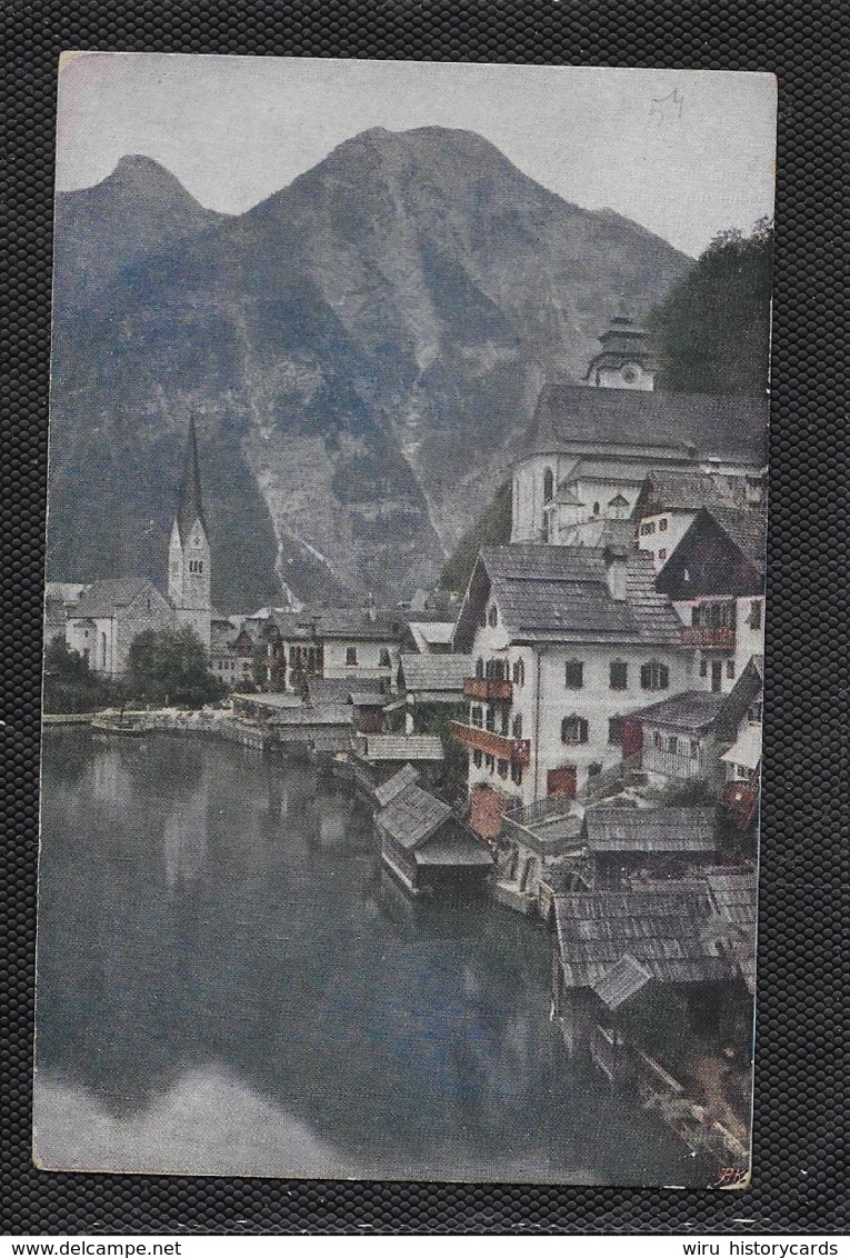 AK 0396  Hallstatt Gegen Hirlatz - Verlag Brüder Kohn Um 1917 - Hallstatt