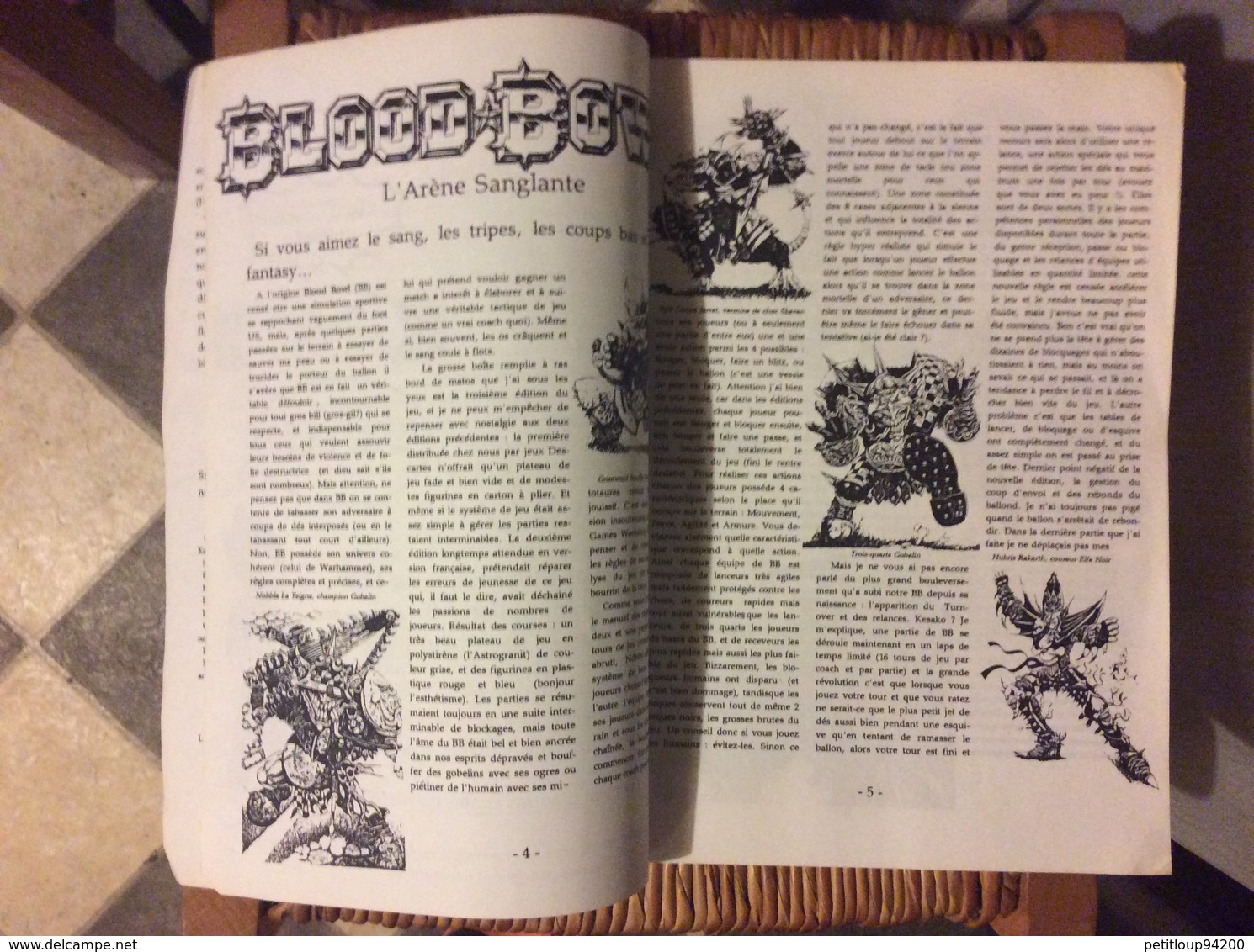 FANZINE GAROU Le Grand Méchant Zine  No 1  FÉVRIER 1995 - Tijdschriften