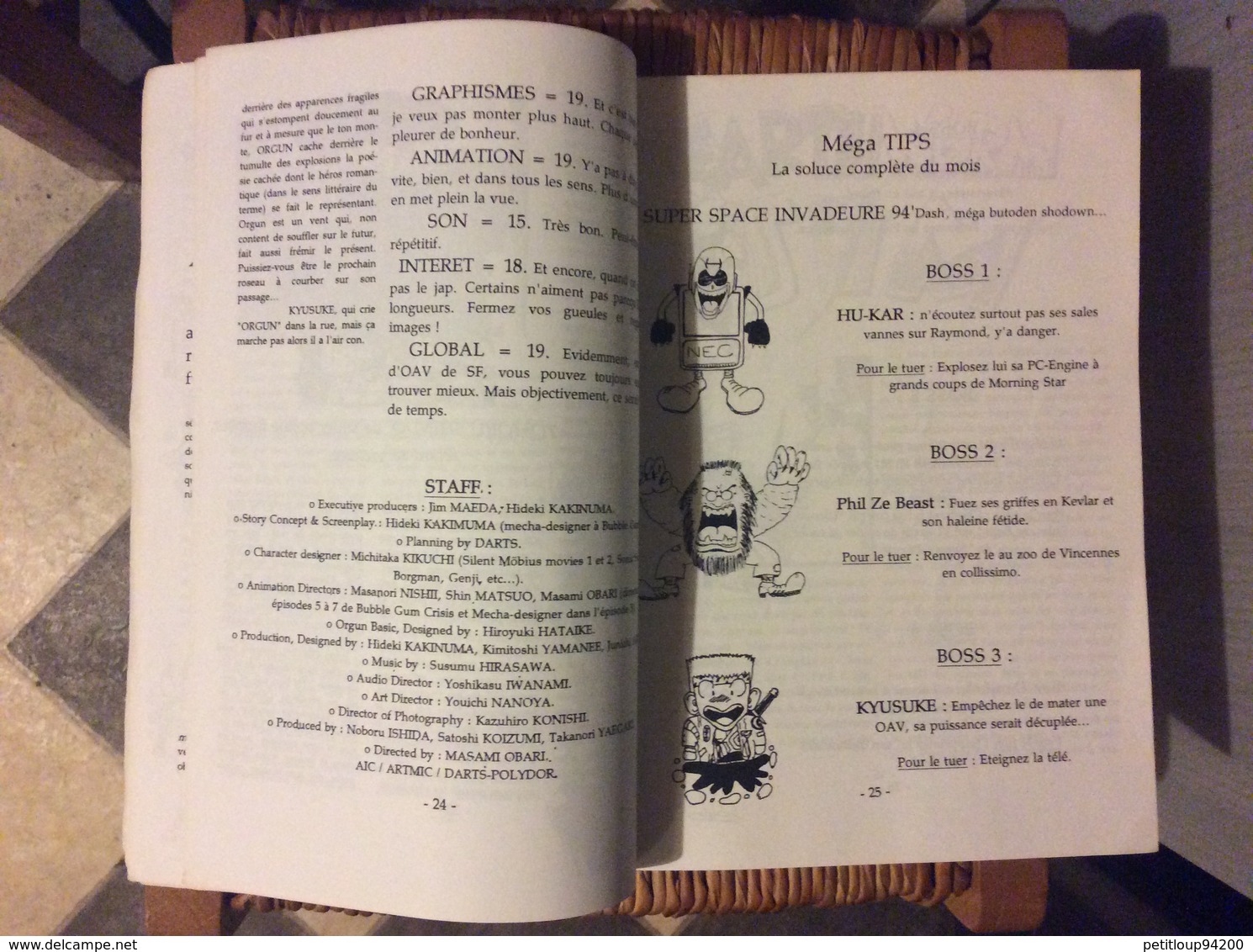 FANZINE GAROU Le Grand Méchant Zine  No 1  FÉVRIER 1995