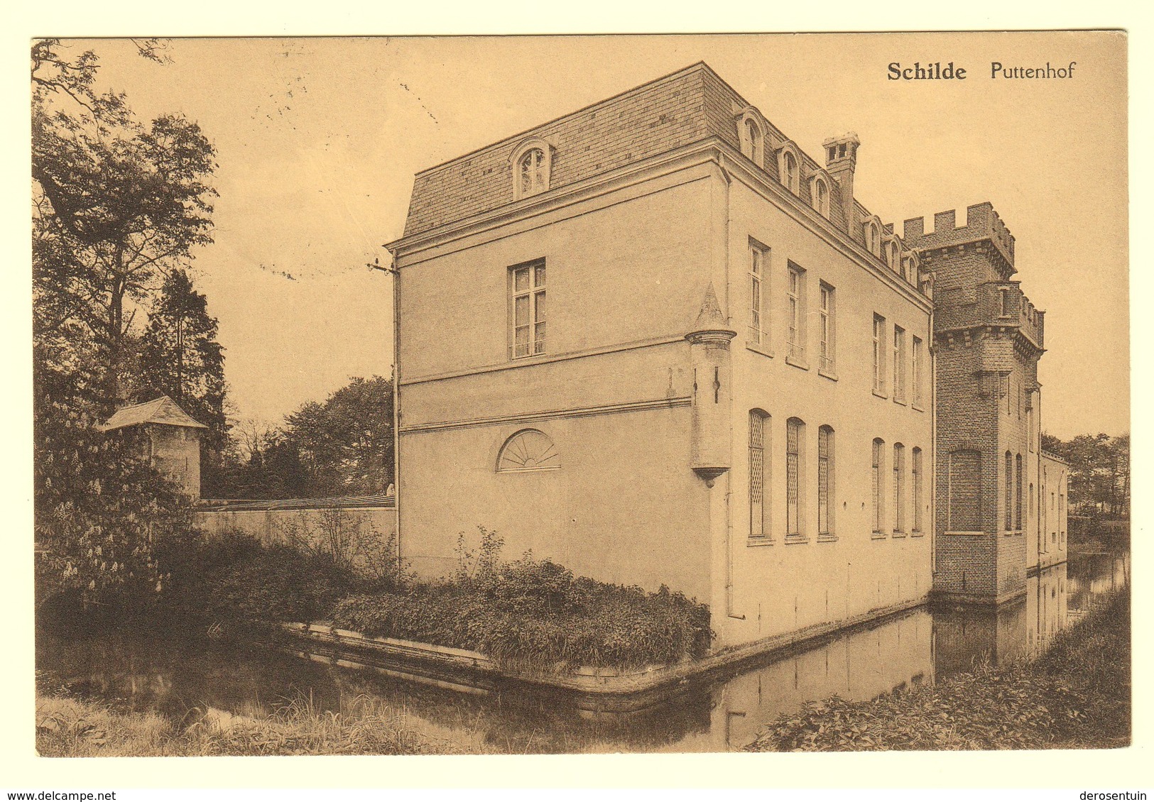 A1401	[Postkaart] Schilde / Puttenhof (Daniels-Faes) [kasteel ? Van Château SMB] - Schilde