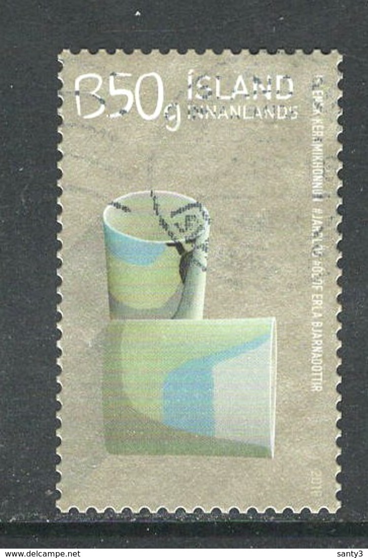 Ijsland, Yv 1414 Jaar 2016,  Gestempeld - Used Stamps