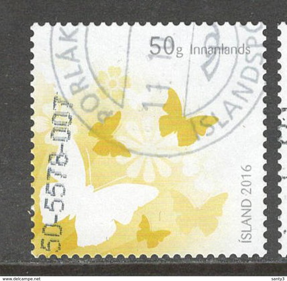 Ijsland, Yv 1426 Jaar 2016,  Gestempeld - Used Stamps