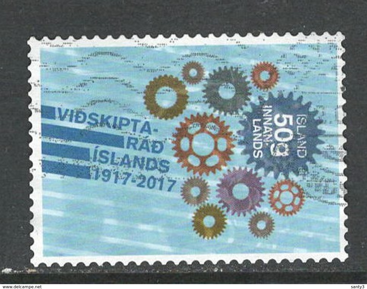 Ijsland, Yv 1459 Jaar 2017,   Gestempeld - Used Stamps
