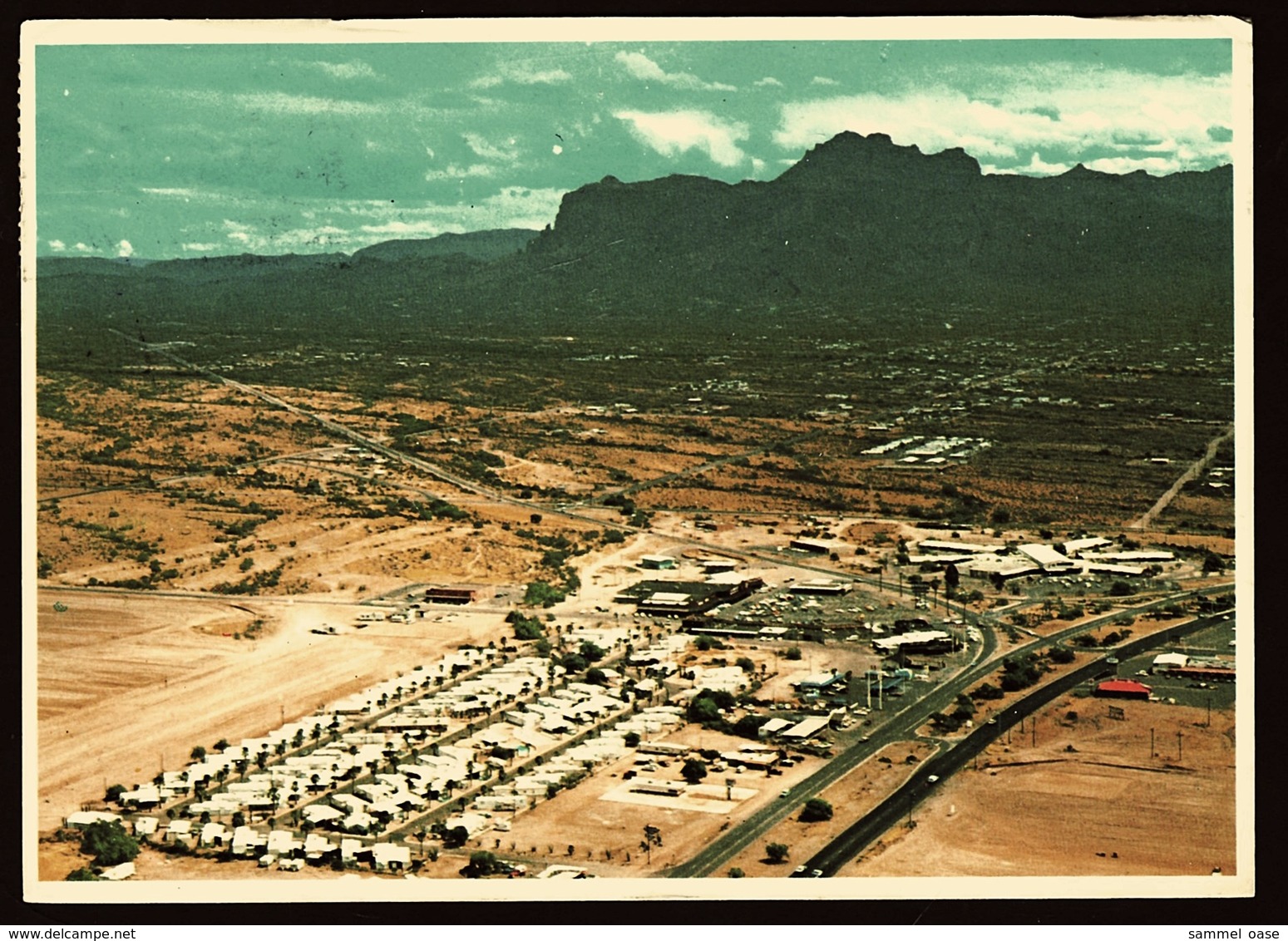 Apache Junction Arizona  -  Dana's Trailer Ranch, Mobile Homes, Campers  -  Luftbild  -  Ansichtskarte 1981  (12149) - Phoenix