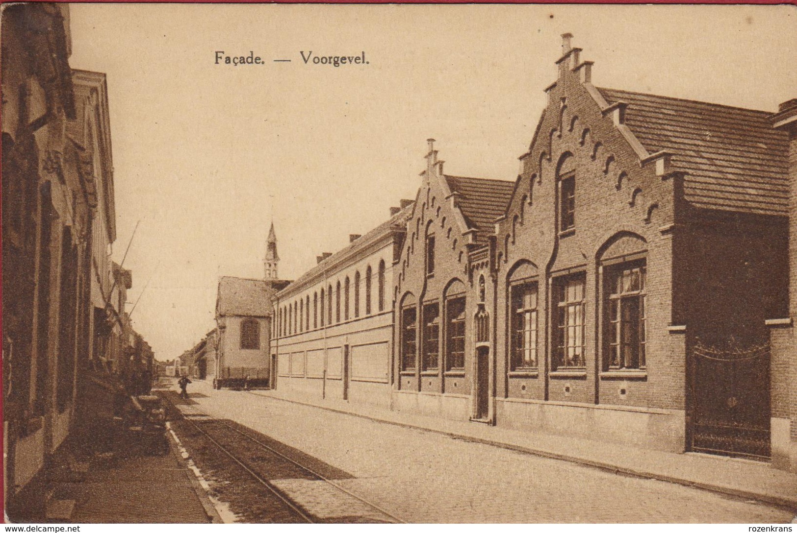 Zele. Voorgevel Facade Pensionnat Des Soeurs De Notre-Dame. Kostschool Van Der Zusters Van O.L.Vrouw - Zele