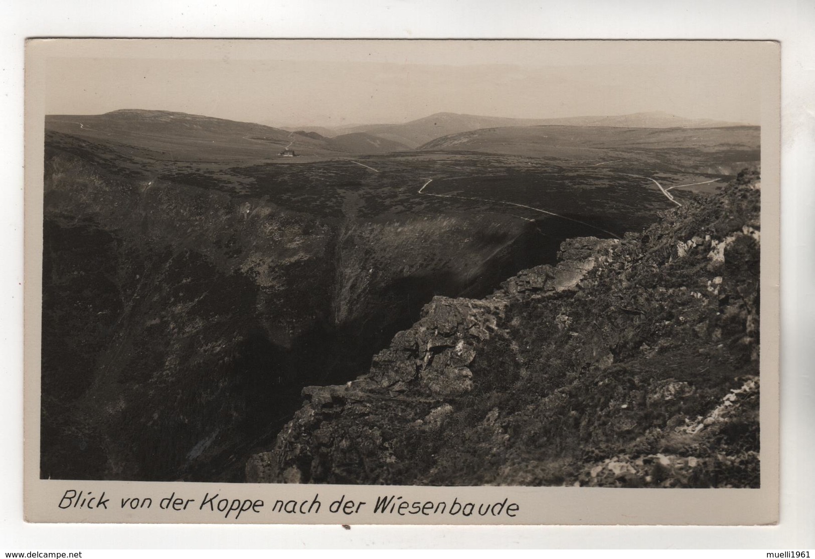 +1853, Riesengebirge, Blick Nach Wiesenbaude - Polen