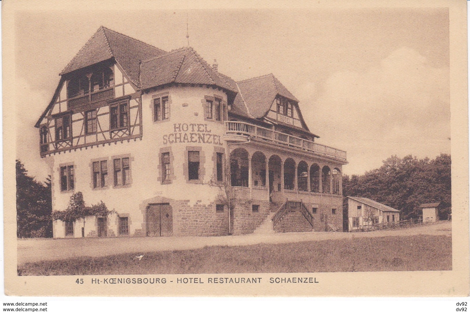 HAUT RHIN HAUT KOENIGSBOURG HOTEL RESTAURANT SCHAENZEL - Sonstige & Ohne Zuordnung