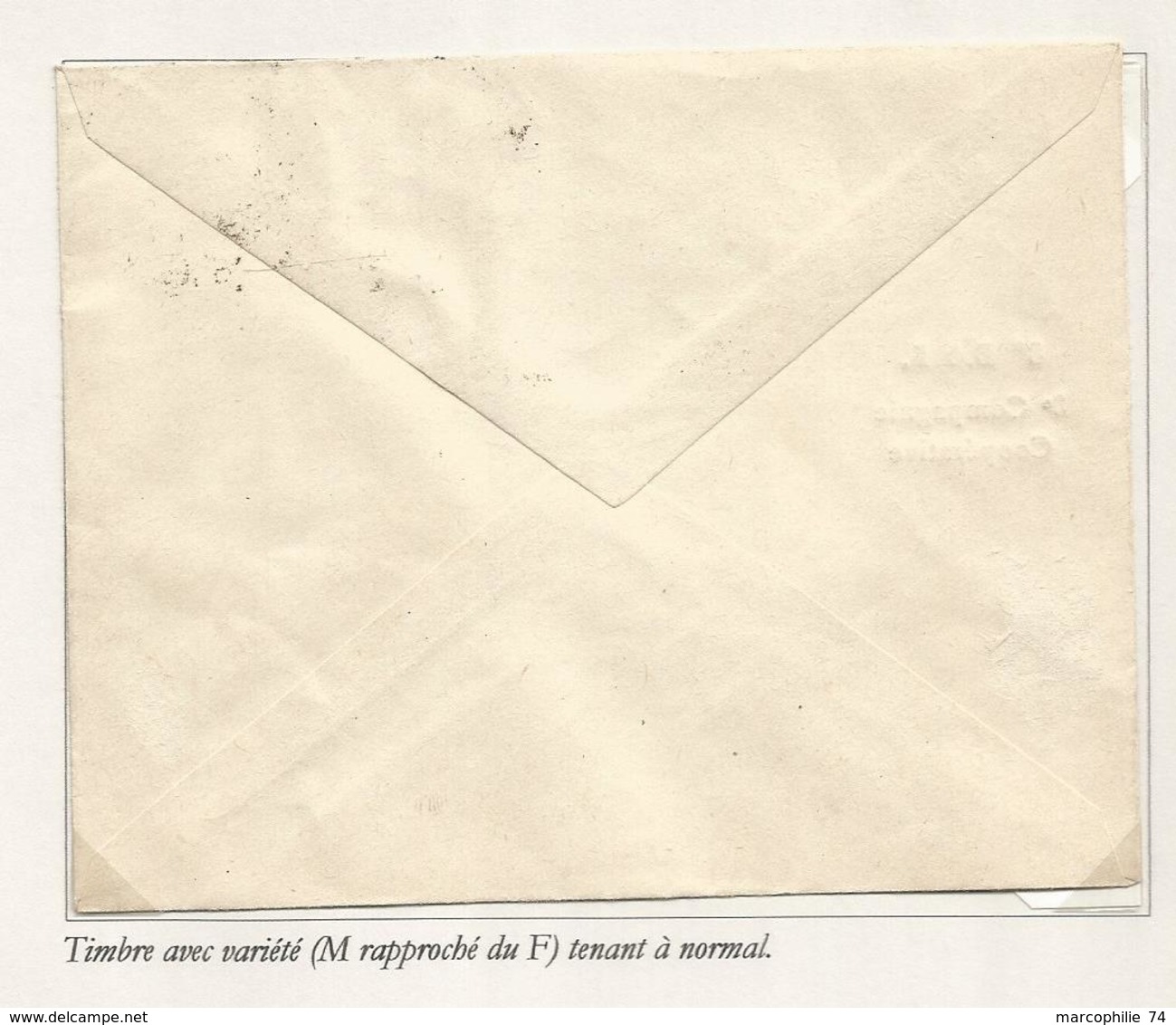 SEMEUSE 50C LIGNEE FMPAIRE VARIETE M RAPPROCHE TENANT A NORMAL LETTRE BRIENNE AUBE 24.11.1930 - 1903-60 Säerin, Untergrund Schraffiert