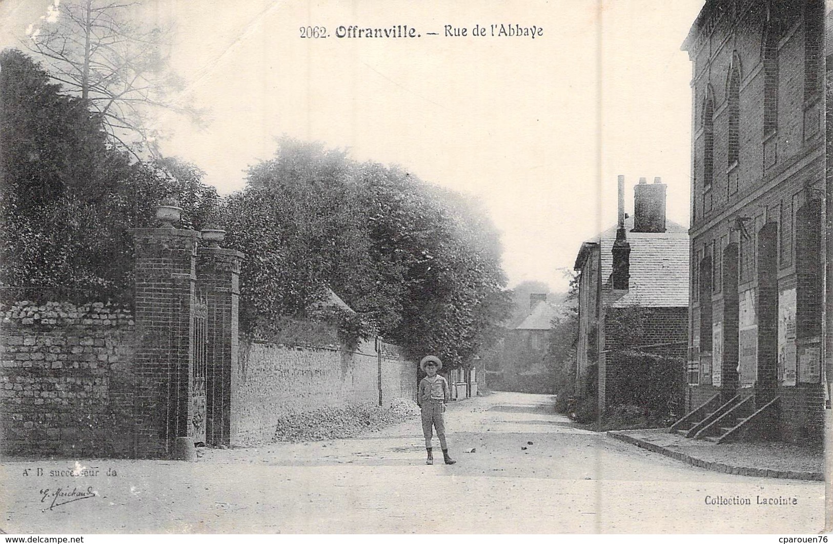 C P A 76] Seine Maritime > Offranville Rue De L'abbaye - Offranville