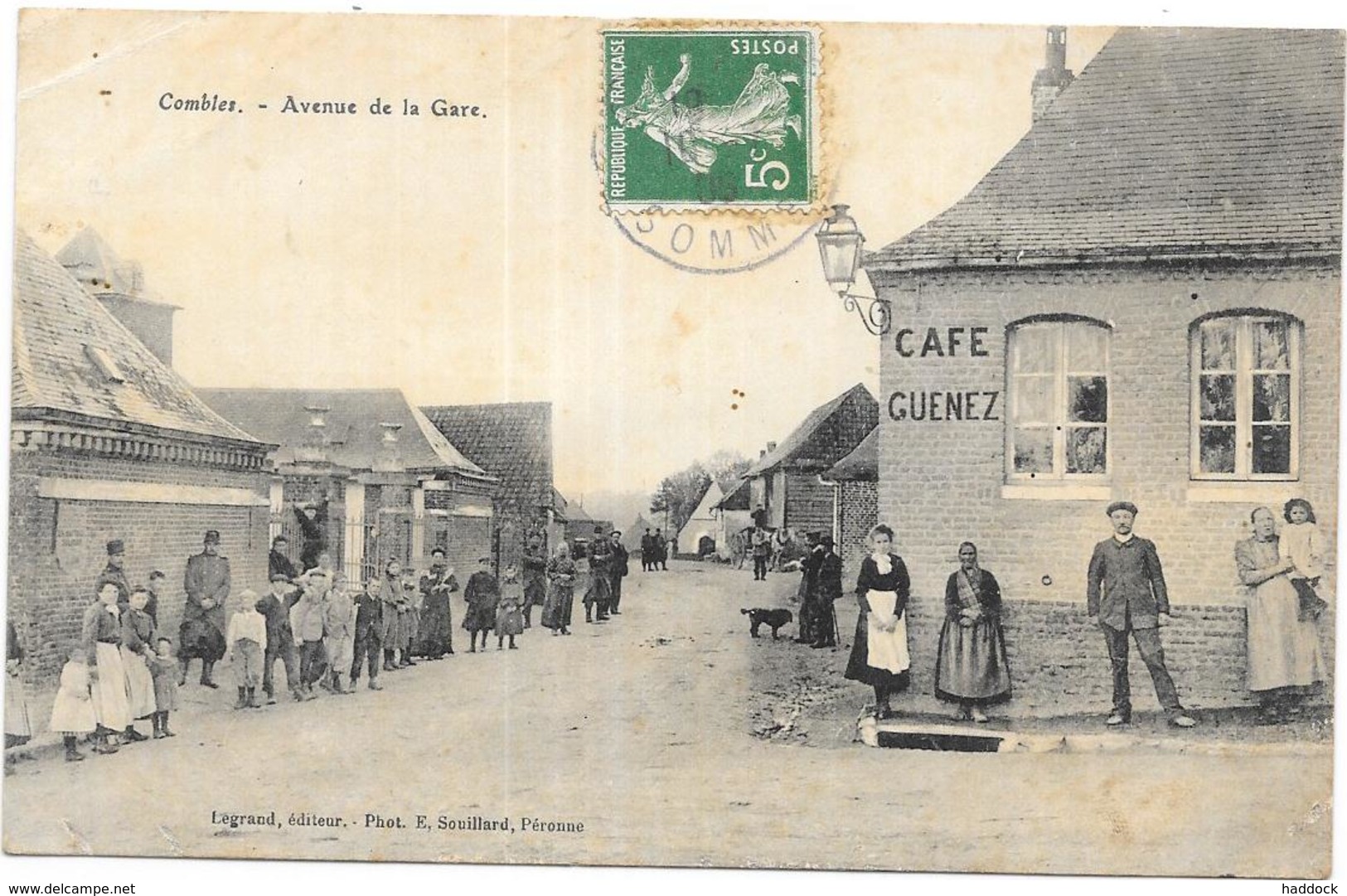 COMBLES: AVENUE DE LA GARE - Altri & Non Classificati