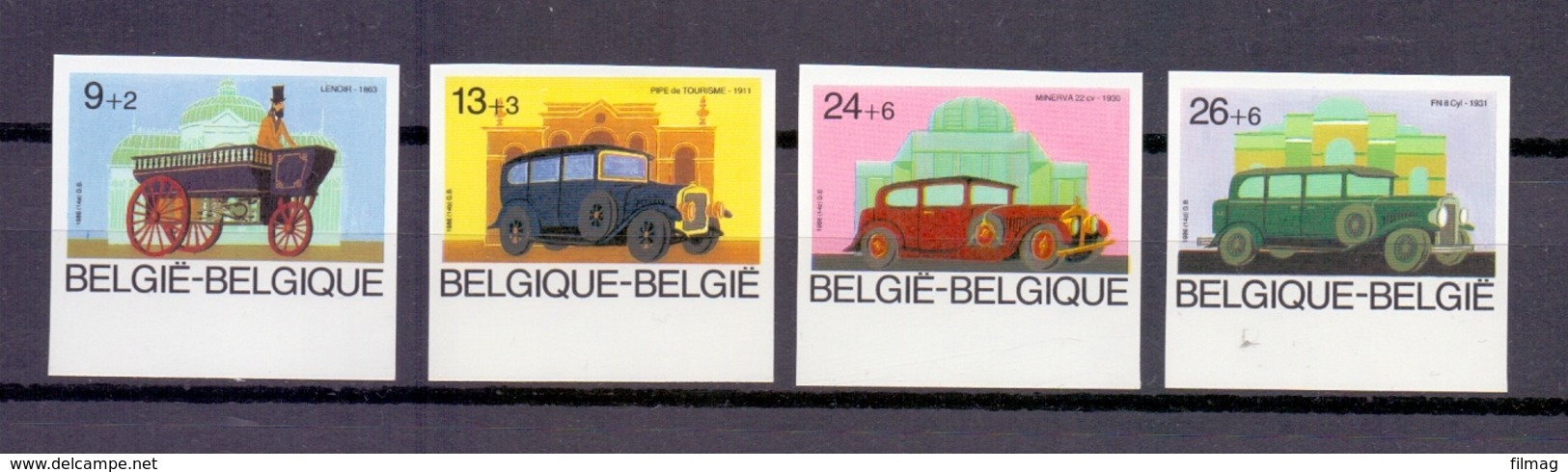 2232/35 Oldtimer Auto's ONGETAND POSTFRIS**  1986 - Autres & Non Classés