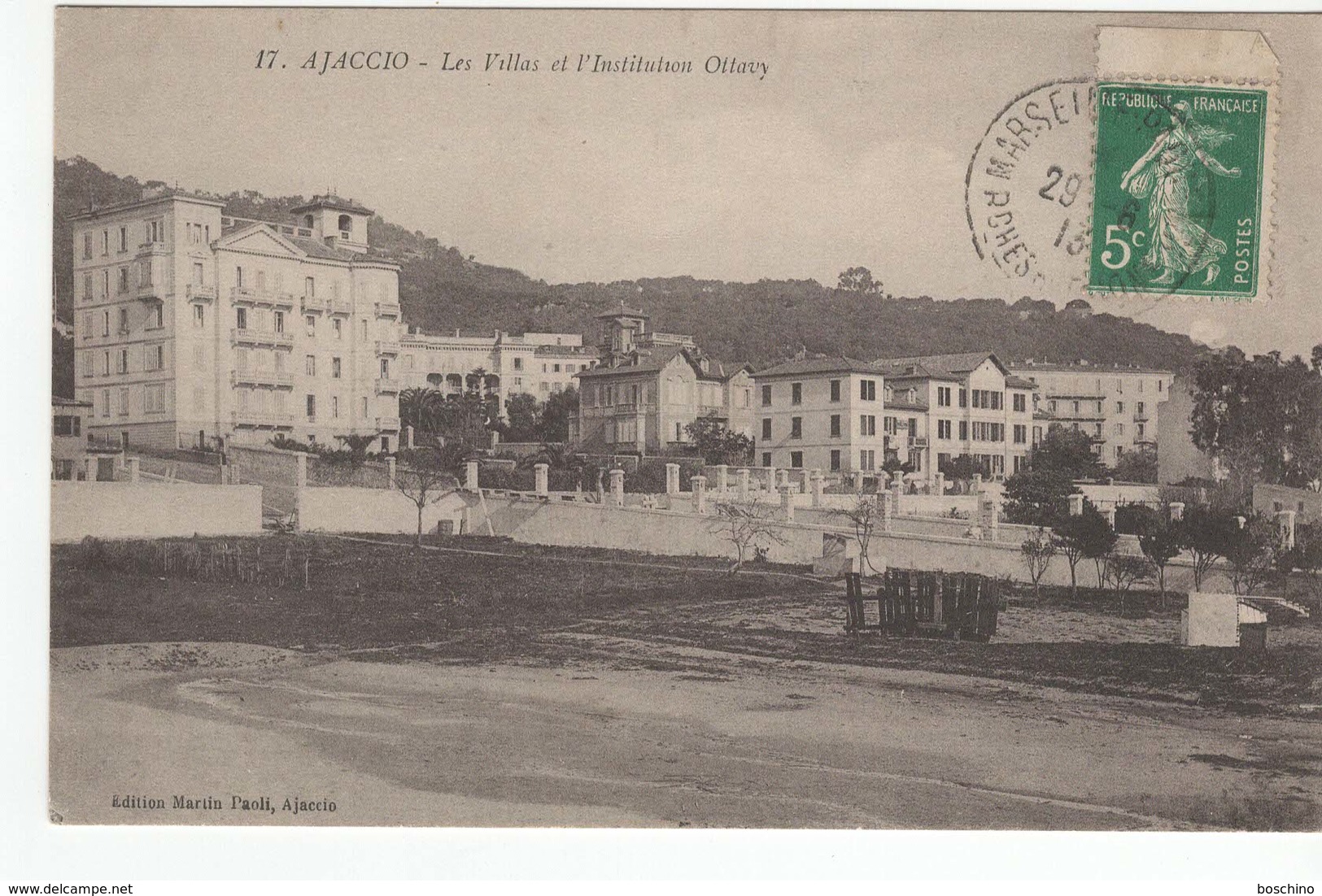 Ajaccio - Les Villas Et L ' Institution Ottavy - Ajaccio