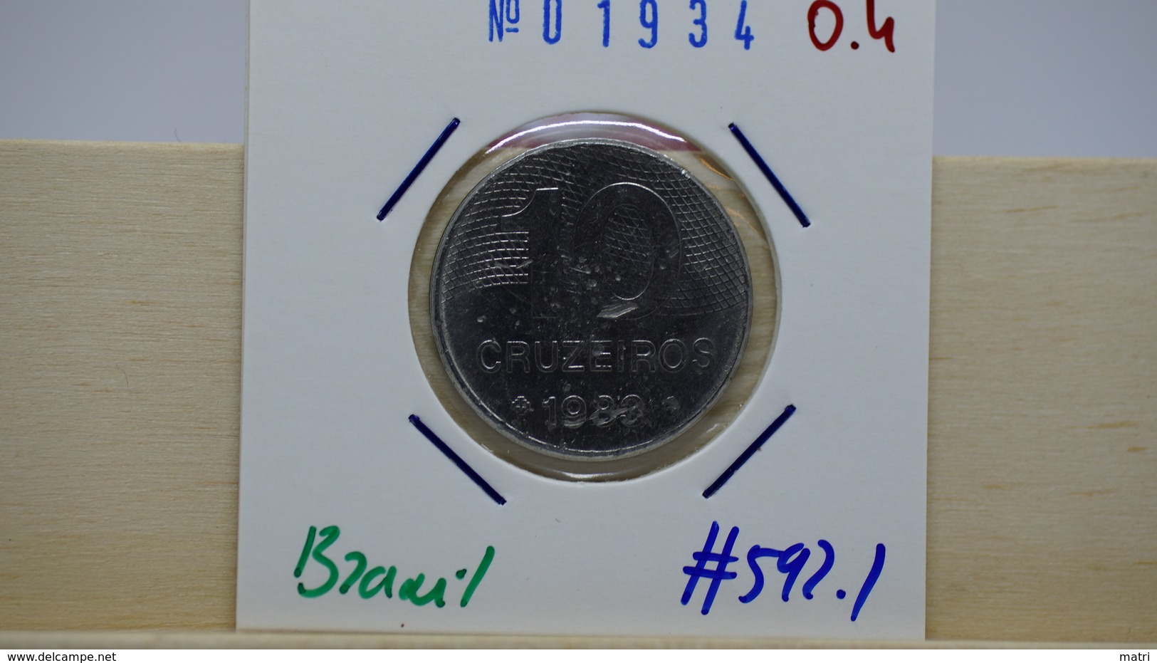 Brazil 10 Cruzeiros 1983 Km#592.1 - Brasilien