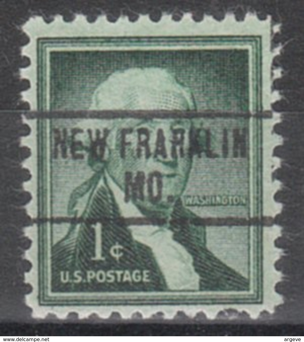 USA Precancel Vorausentwertung Preo, Locals Missouri, New Franklin 734 - Vorausentwertungen