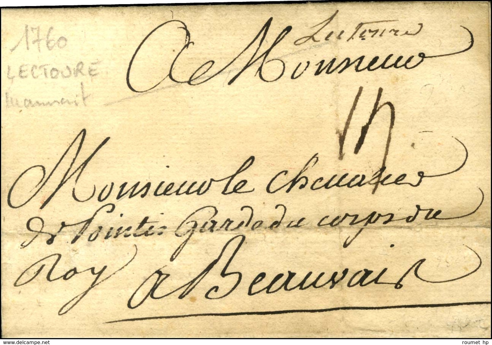 '' Lectoure '' (L N° 1). 1760. - TB. - 1701-1800: Precursores XVIII