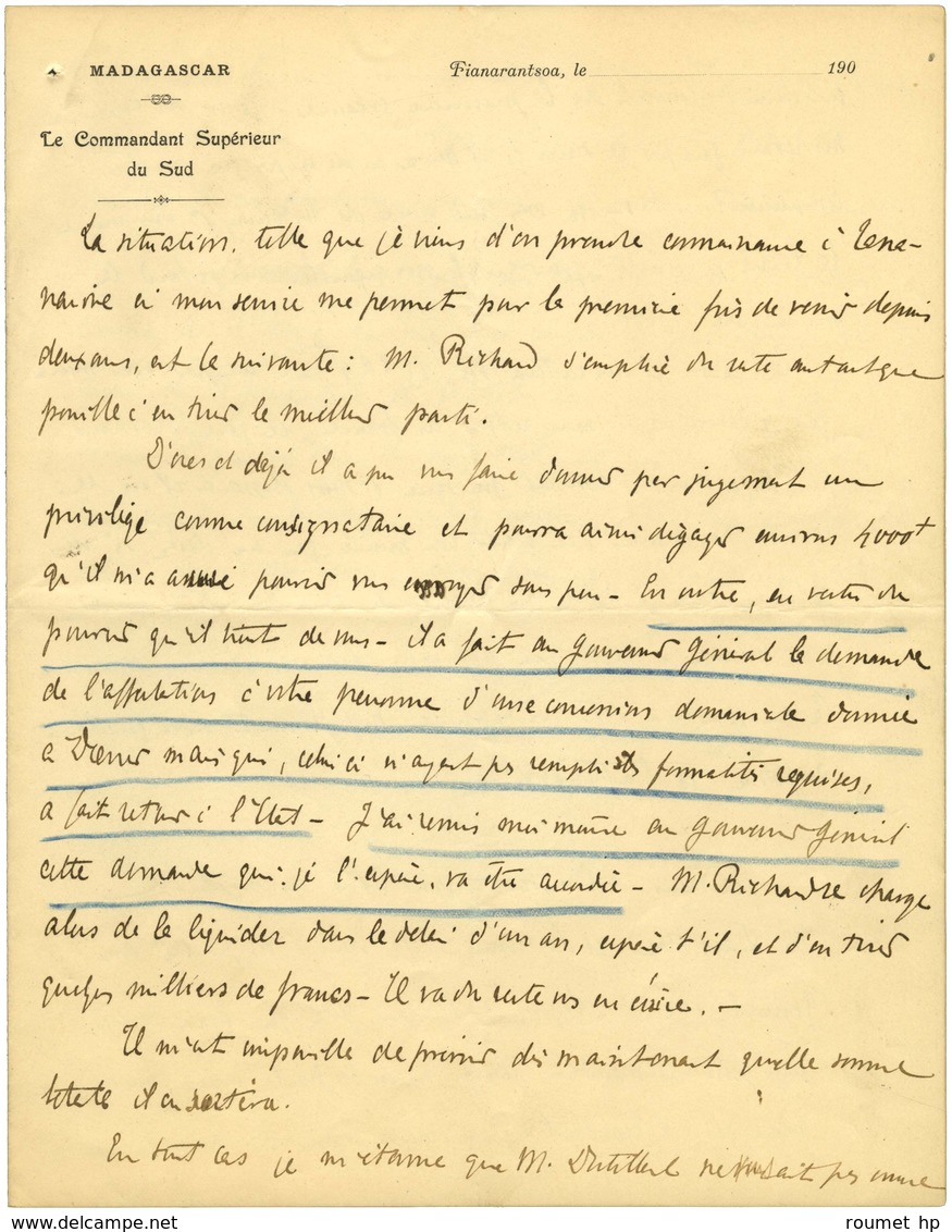 LYAUTEY Hubert (1854-1934), Maréchal De France, De L'Académie Française. - Otros & Sin Clasificación