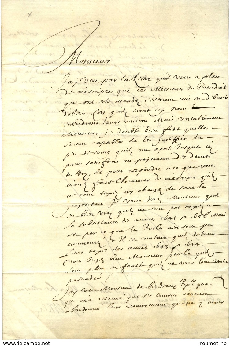 PARTICELLI D'HÉMERY Michel (1596-1650), Conseiller De Richelieu Sous Louis XIII Puis Surintendant Des Finances. - Otros & Sin Clasificación