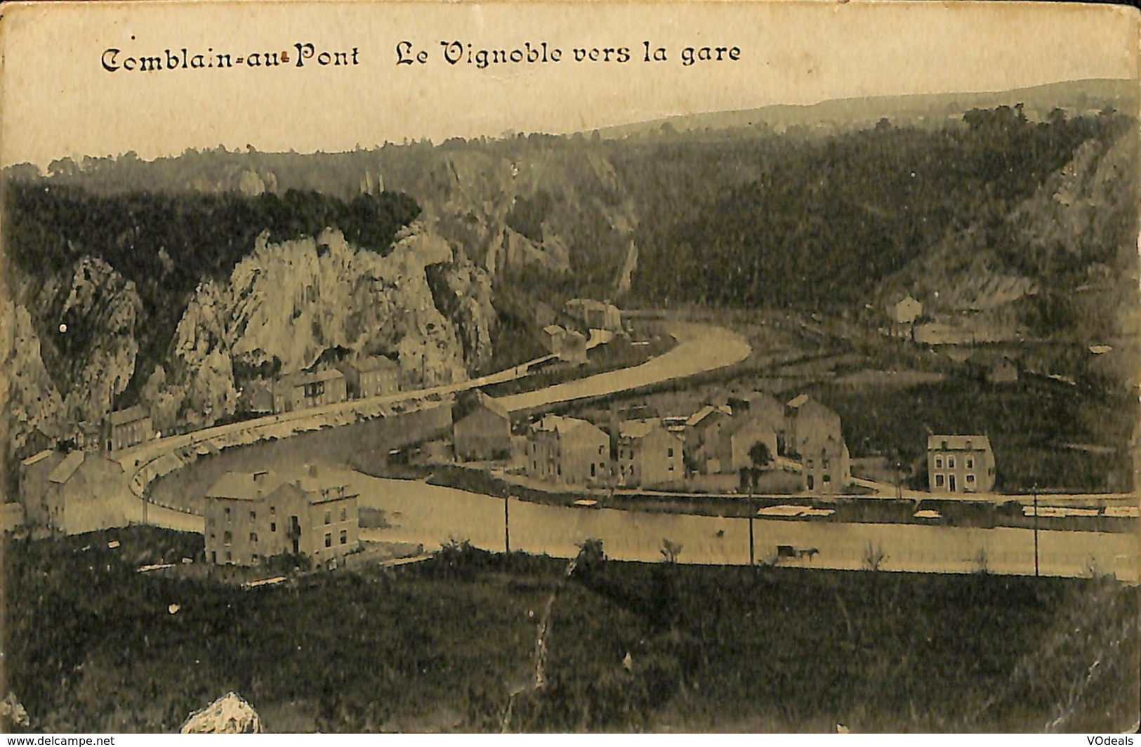 CPA - Belgique - Comblain-au-Pont - Le Vignoble Vers La Gare - Comblain-au-Pont