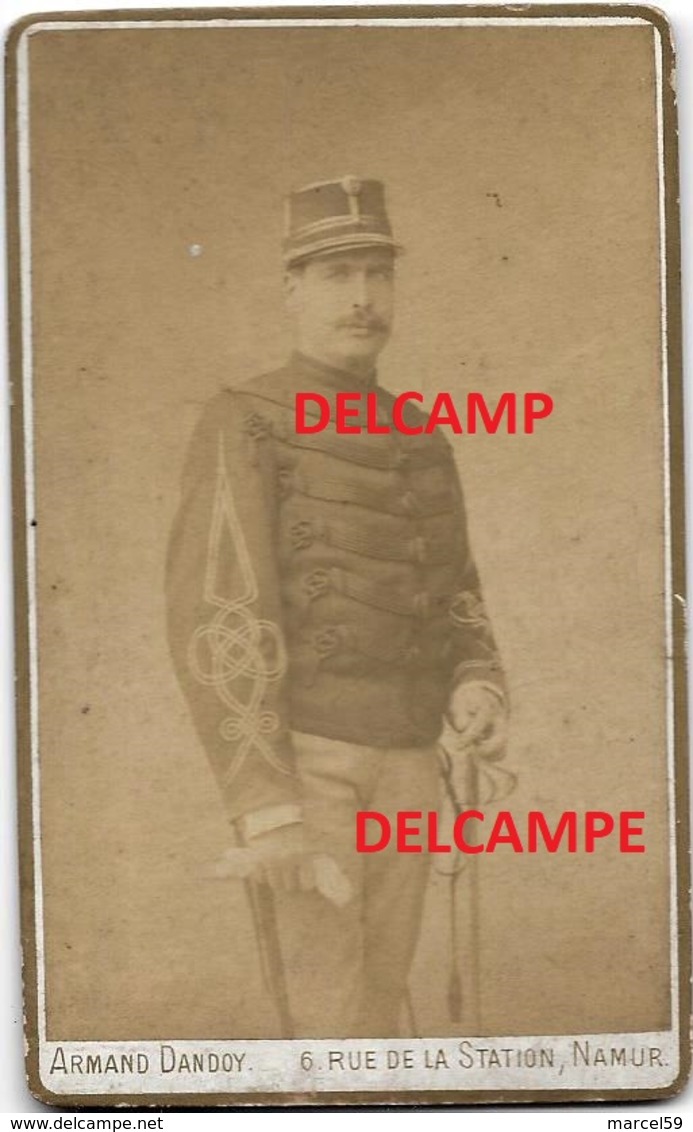Orginal Photo OFFICIER GIDSEN GUIDES Full Uniform Sword Namur ARMAND DANDOY LANSERS LANCIERS CHASSEUR A CHEVAL - 1914-18