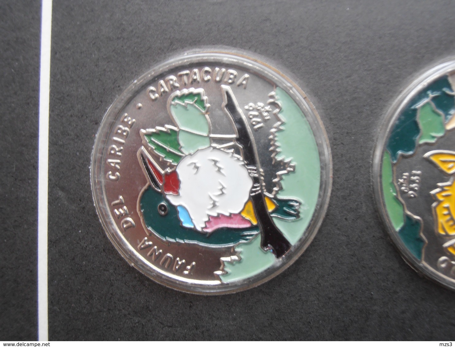 CUBA 6 coins of 1 PESO 1996 "FAUNA DEL CARIBE II" BU