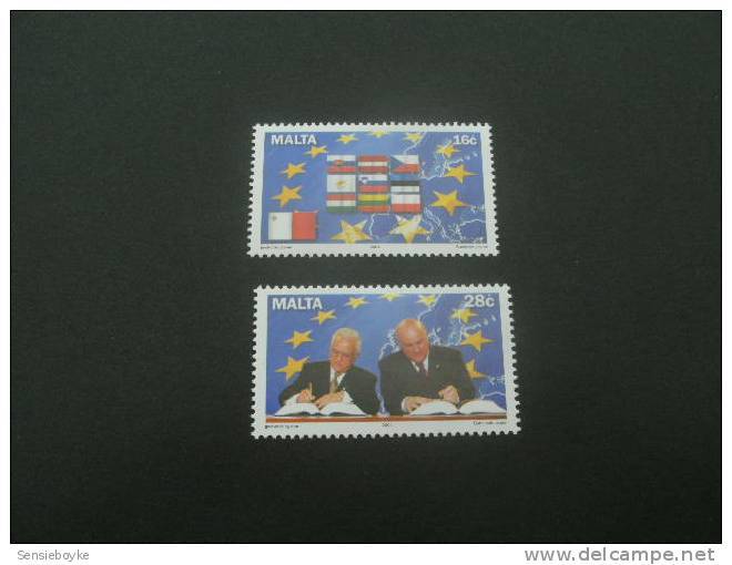 F2043- Set MNh Malta -2004- SC. 1160-1161- Admission To European Union - Malta