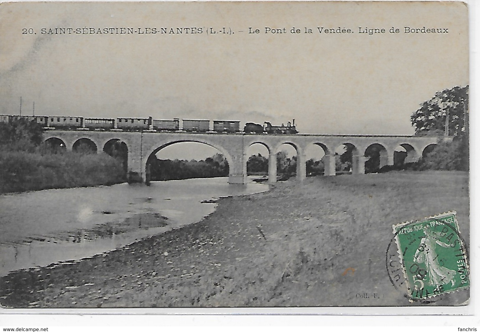 Saint-Sébastien-les-nantes- Le Pont De La Vendée.Ligne De Bordeaux - Saint-Sébastien-sur-Loire