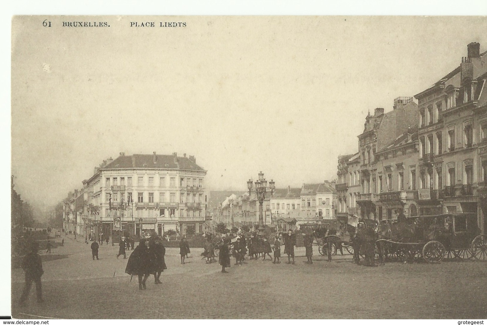 CP.Bruxelles-Schaerbeek (ex-Collection DELOOSE) - Bruxelles -Place LIEDTS (animation Et Magasins Divers) - W0025 - Schaerbeek - Schaarbeek