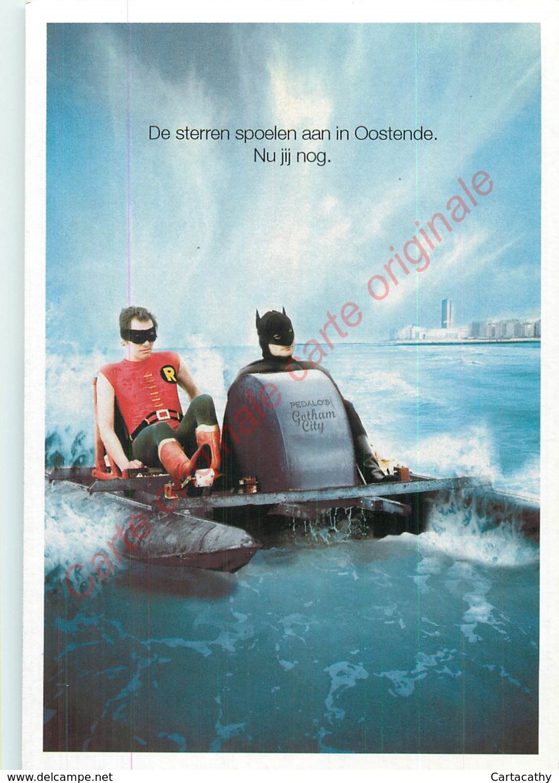 Carte Publicité Pour  KINEPOLIS OOSTENDE .  DE STERREN SPOELEN AAN IN OOSTENDE . - Werbepostkarten