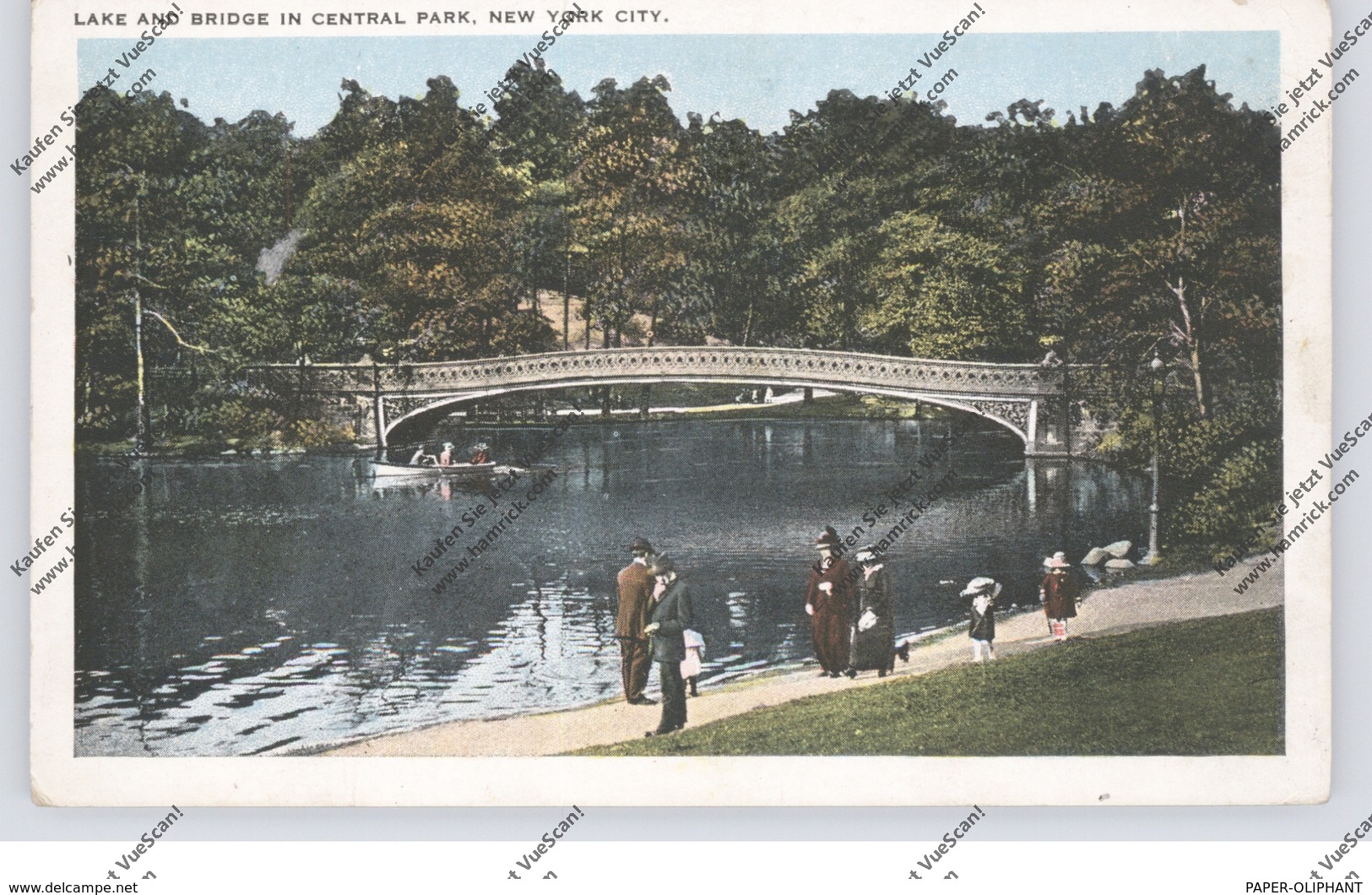 USA - NEW YORK, Central Park, Lake And Bridge - Central Park