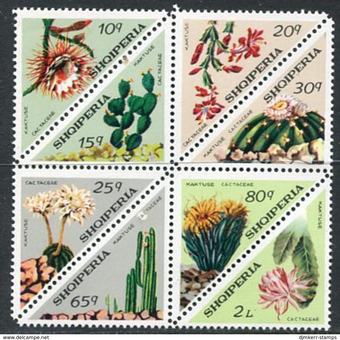 ALBANIA 1973 Cacti MNH / **.  Michel 1612-19 I - Albanien