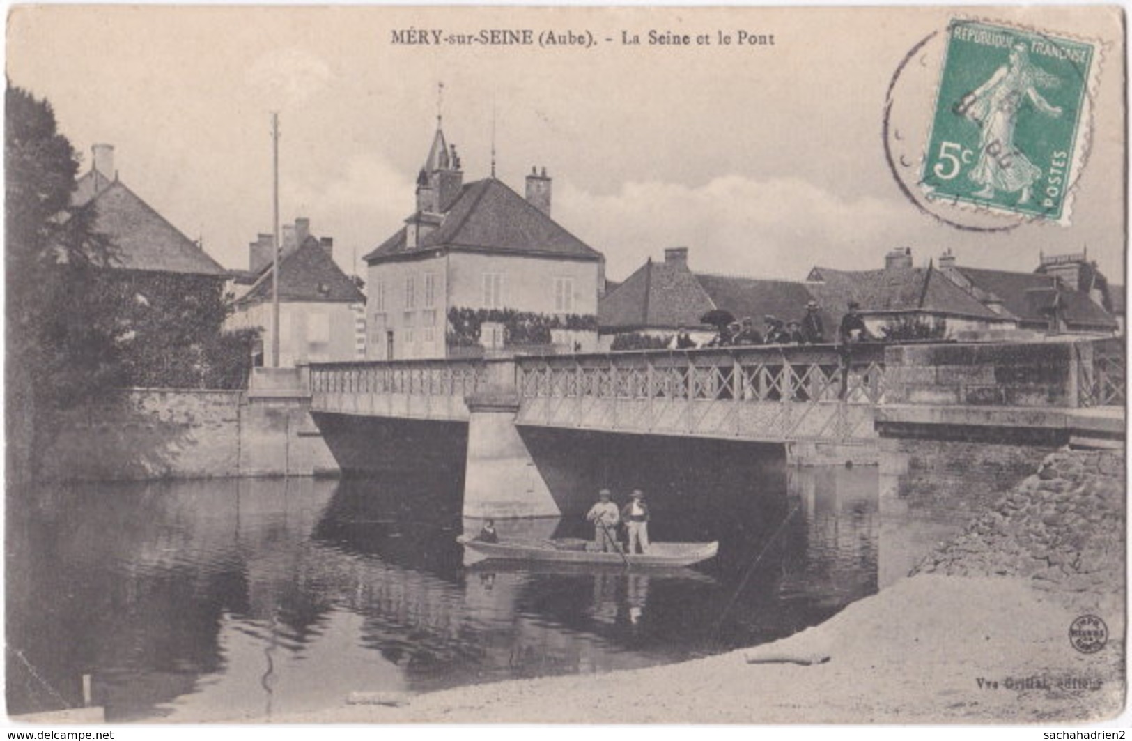 10. MERY-SUR-SEINE. La Seine Et Le Pont - Autres & Non Classés