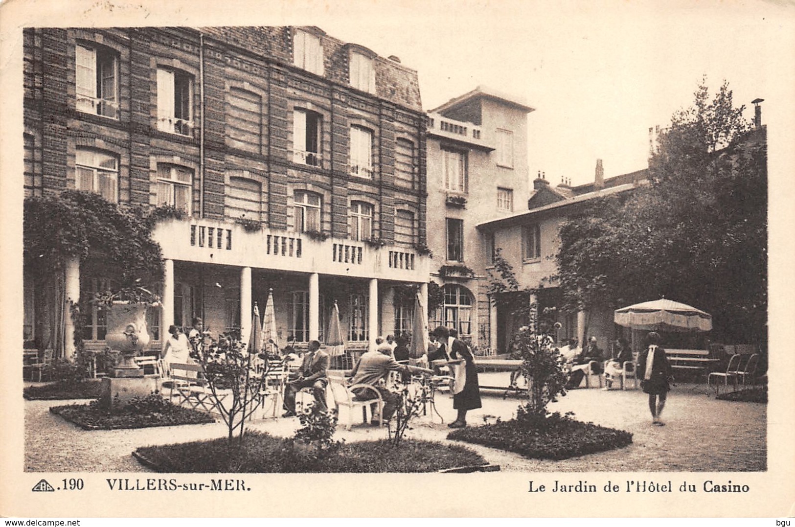 Villers Sur Mer (14) - Le Jardin De L'Hôtel Du Casino - Villers Sur Mer