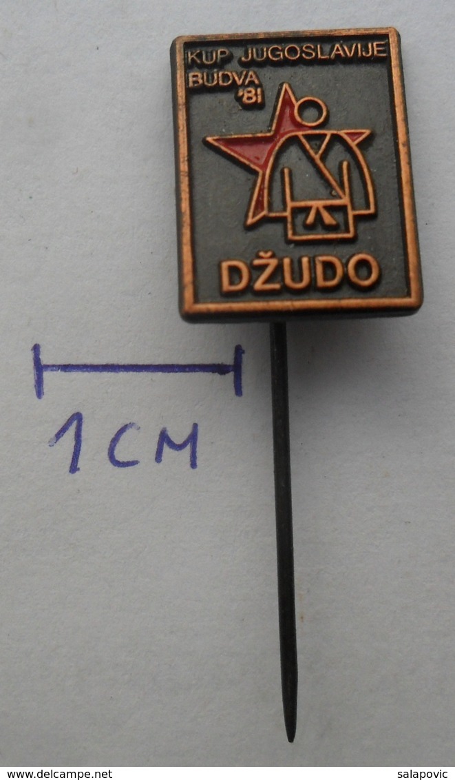 KUP JUGOSLAVIJE BUDVA 81 JUDO CUP OF YUGOSLAVIA PINS BADGES P2 - Judo