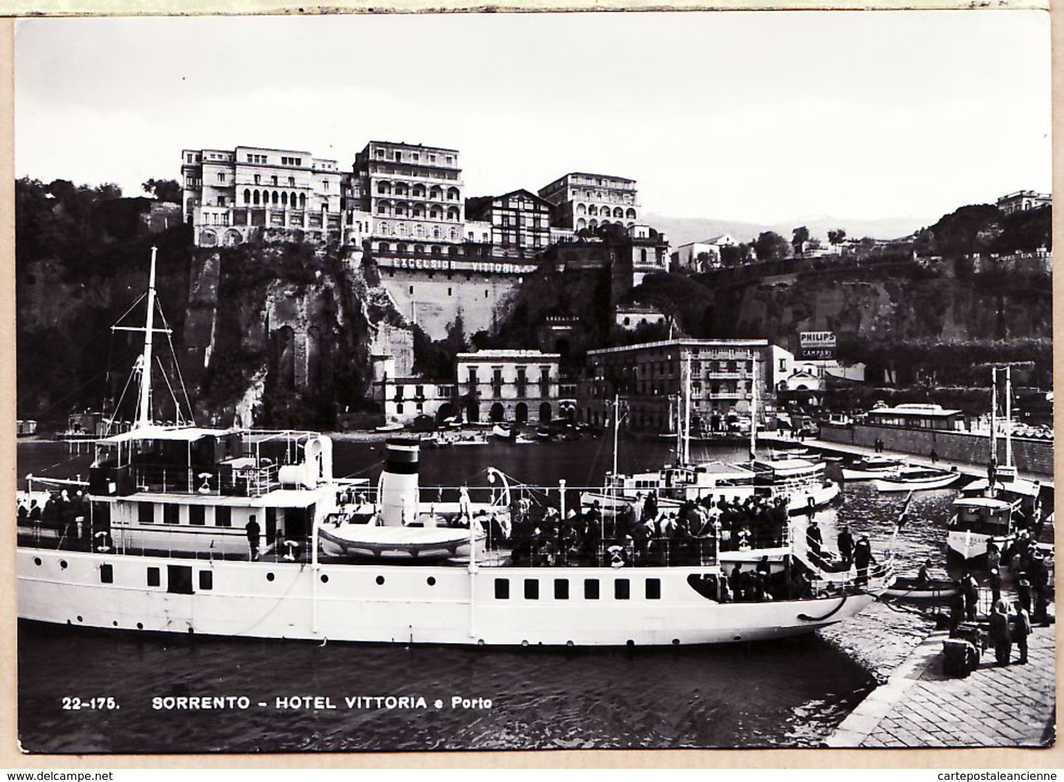 It124 SORRENTO Campania Hotel EXCELSIOR VITTORIA E Porto Cpbat Vera Fotografia 1960s  Italia Italie - Napoli