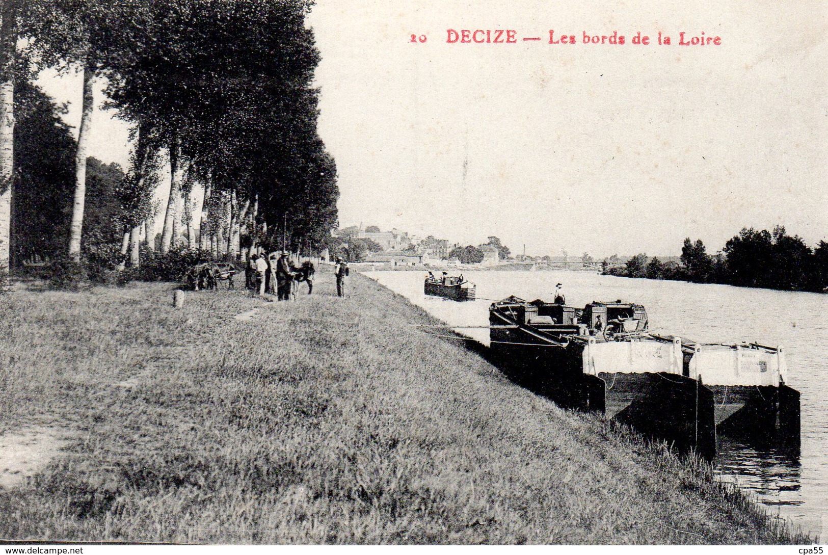 DECIZE  -  Les Bords De La Loire  -  Péniche  -  N° 20 - Decize