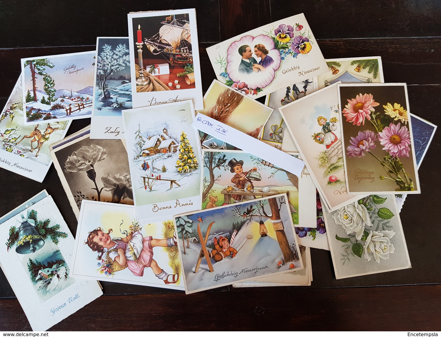 CPSM - Carte Postale - Lot De 60 Cartes Postales - Fantaisies - Bonne Année Et Autre ( Lot I36 ) - 5 - 99 Postkaarten