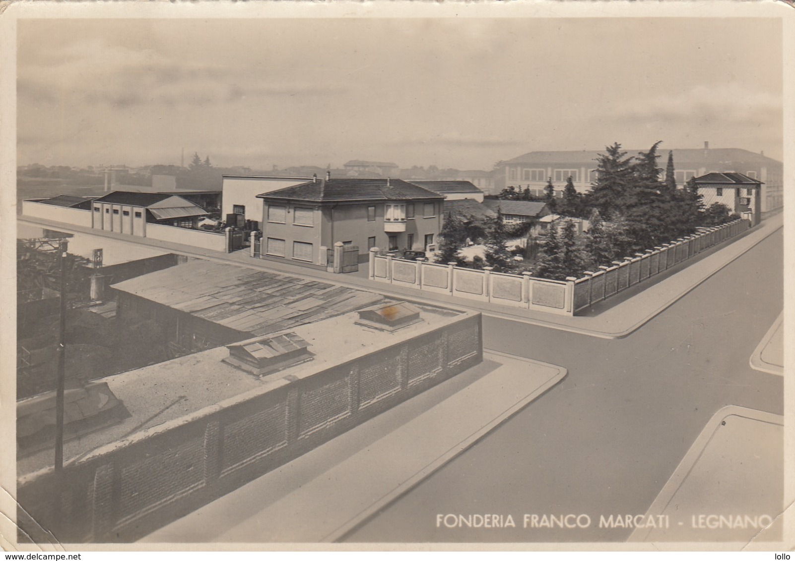 Lombardia  - Milano - Legnano - Fonderia Franco Marcati  - F. Grande - Anni 40 - Bella - Particolare - Legnano