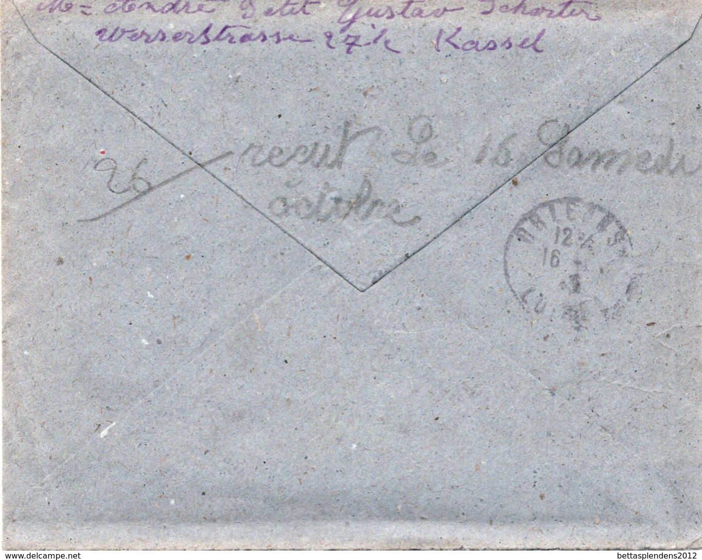 LAC 1943 - Recommandé Et Cachet KASSEL Sur Timbres Hitler YT 718 & 720 - Griffe Censure Ae - Covers & Documents