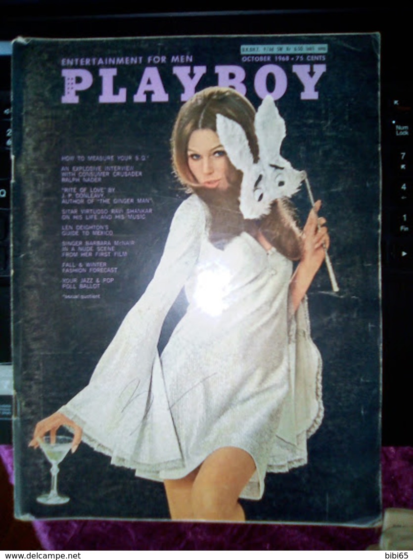 US VERSION PLAYBOY OCTOBER 1968 240 PAGES SEE SCAN - Culture