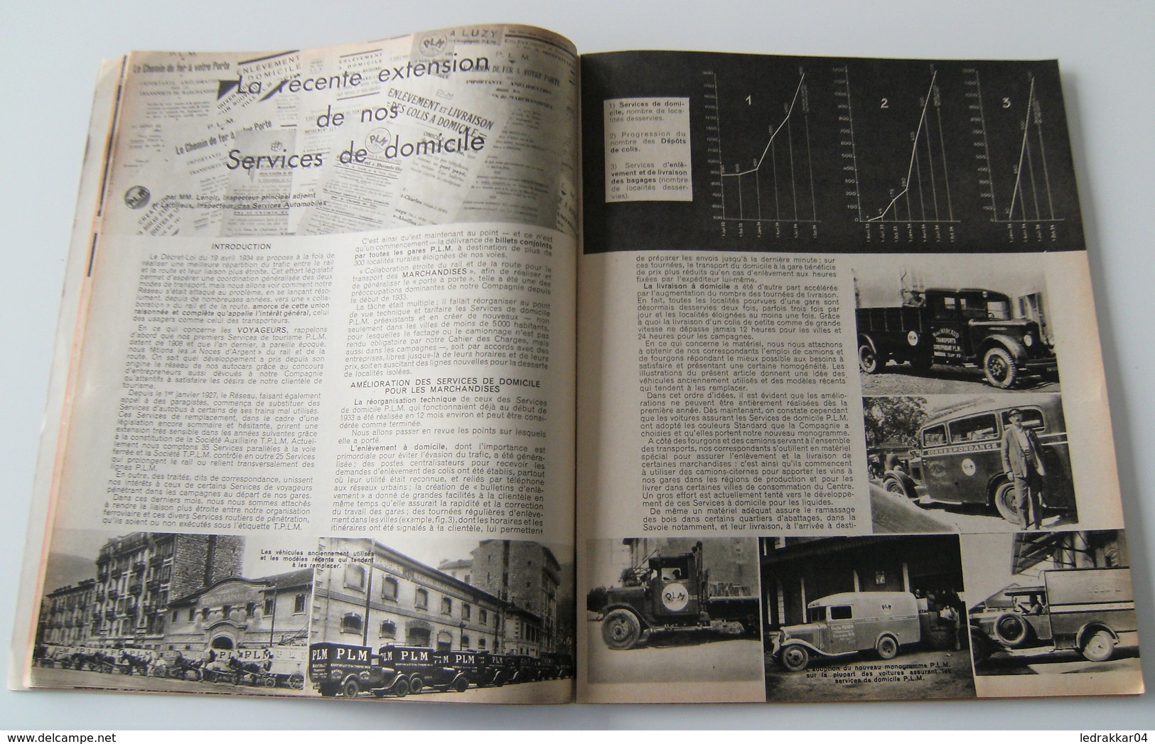 Le Bulletin PLM N° 34 Pignal Crozatier Sarda Bugatti Cherry Rocher Kohler SNCF - 1900 - 1949
