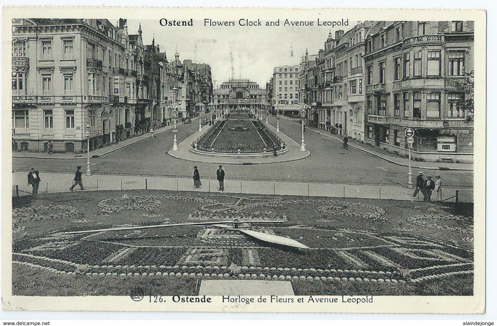 Oostende - Ostende - Horloge De Fleurs Et Avenue Léopold - Albert No 126 - 1939 - Oostende