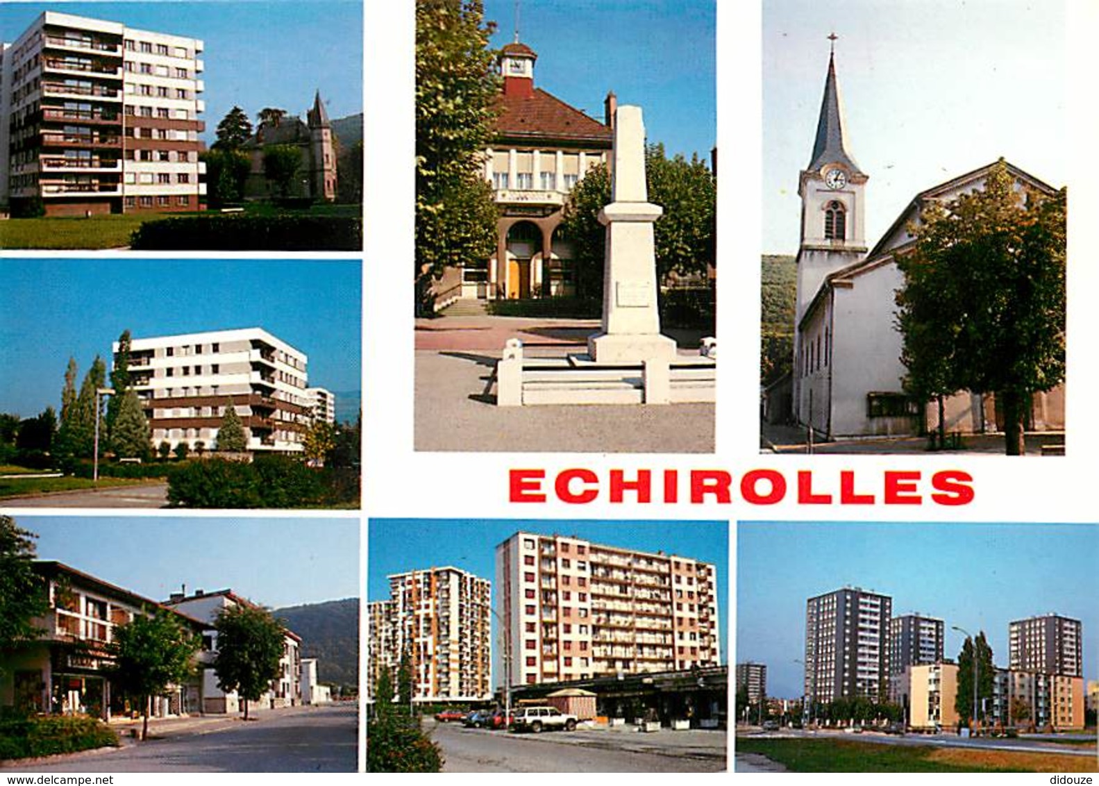 38 - Echirolles - Multivues - Automobiles - Carte Neuve - Voir Scans Recto-Verso - Echirolles